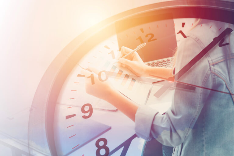 Busy office staff in business time working hours concept, Free up your time