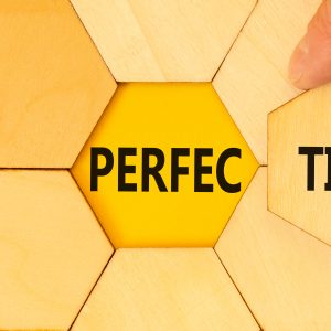 Perfection symbol. Business perfection concept.