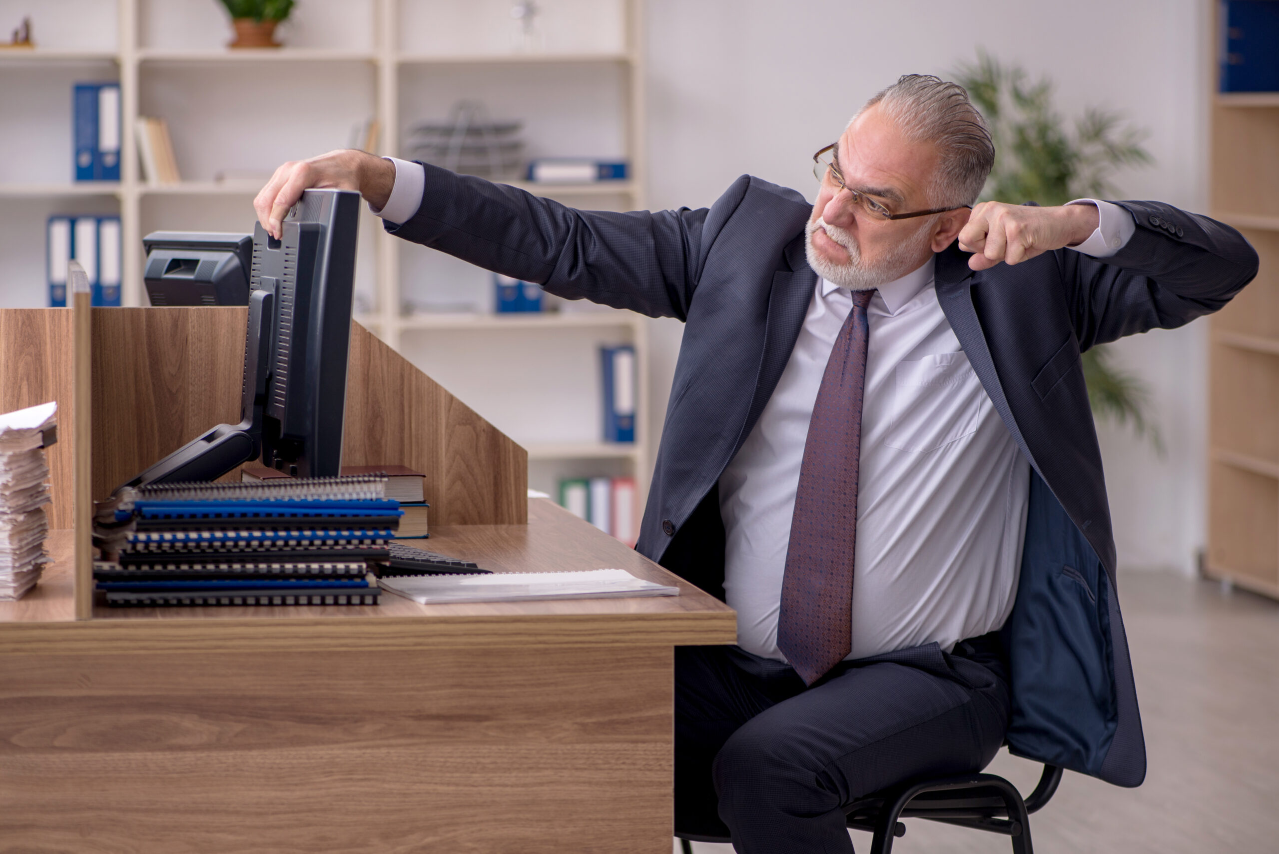 male employer and too much work at workplace