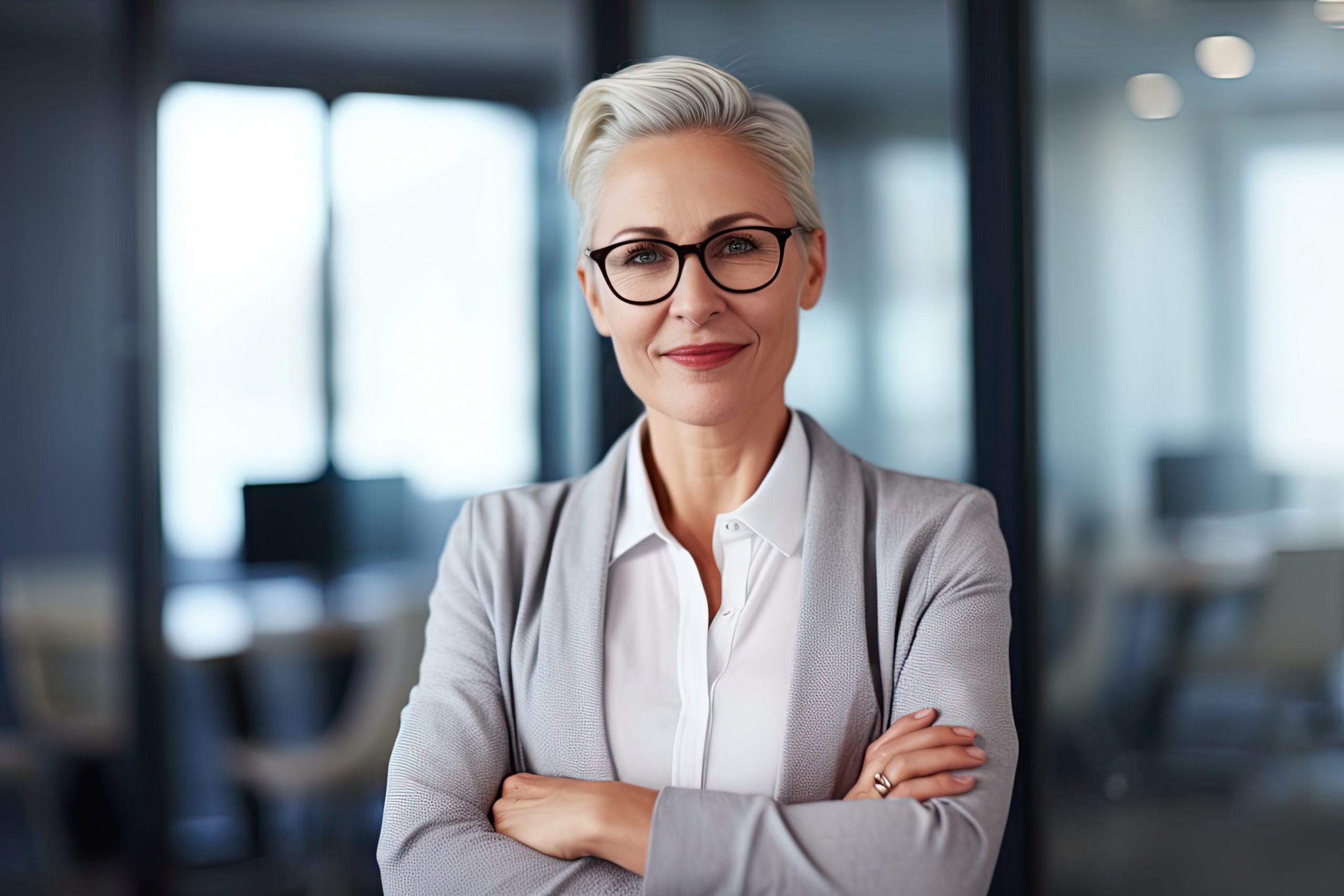 Confident mature businesswoman in modern office, 2 things you should keep in check as a manager