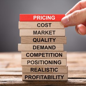 pricing concept, profit margin